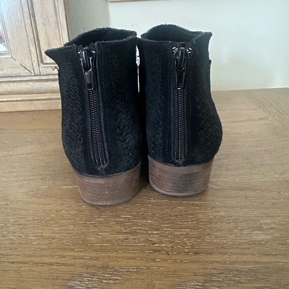 Black Ankle Booties with Zipper - Picture 4 of 5